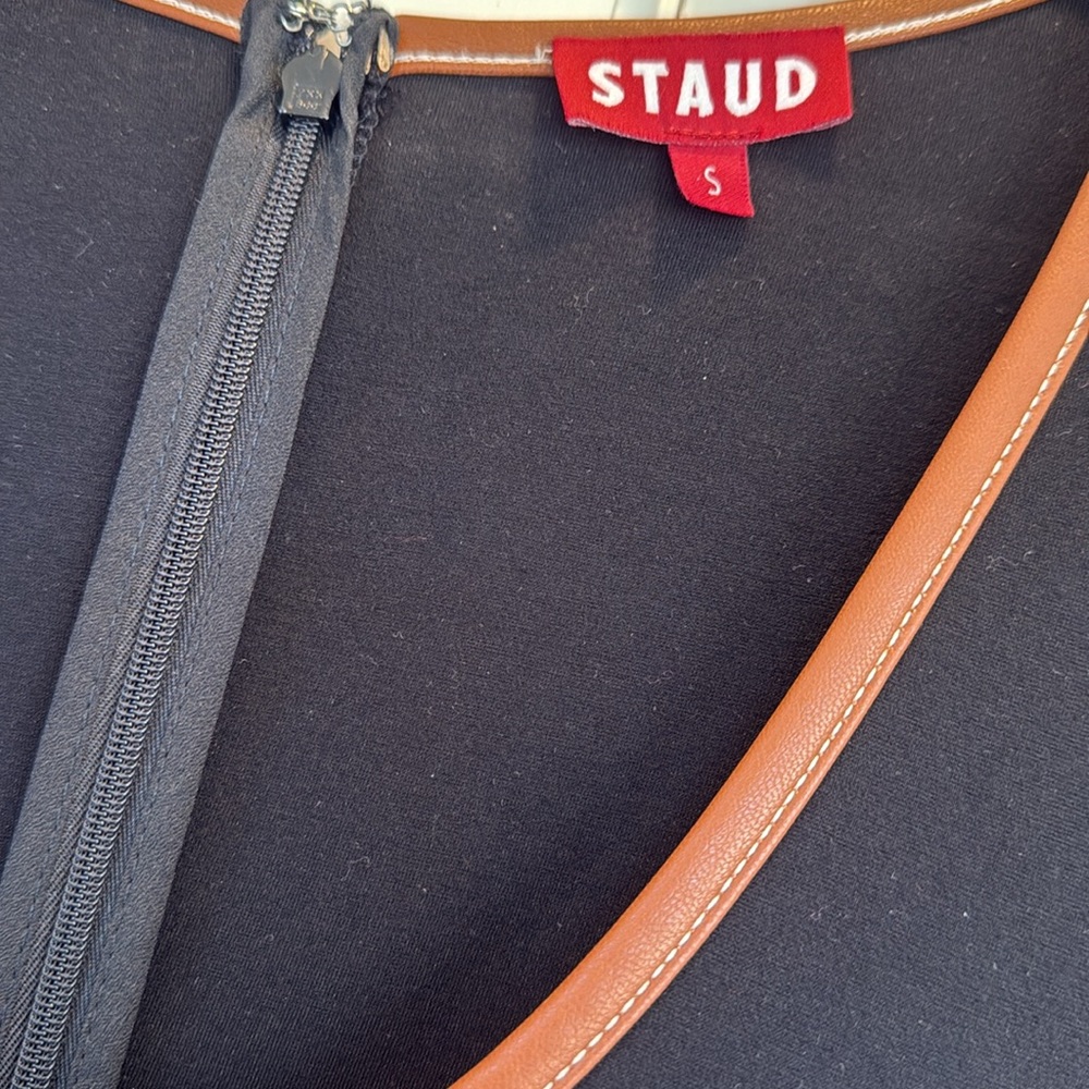 Staud Joint Jersey Midi Dress - Picture 7 of 9